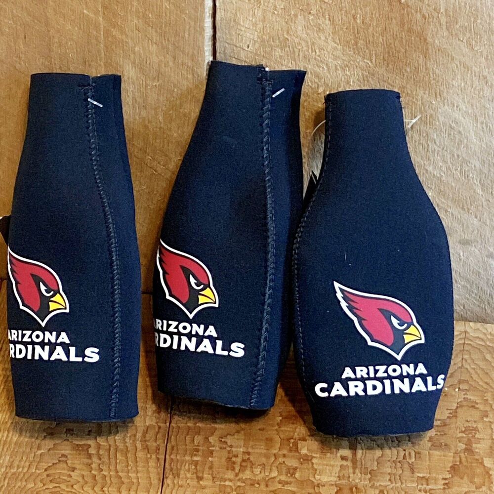 WinCraft Arizona Cardinals Can Coolers New Set of 3 Team Logo Drink Holders